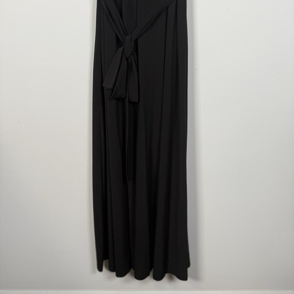 NWT Msk Black Swiss Dot Sheer Sleeve Shift Dress Size M Stretchy Lightweight - Picture 2 of 6